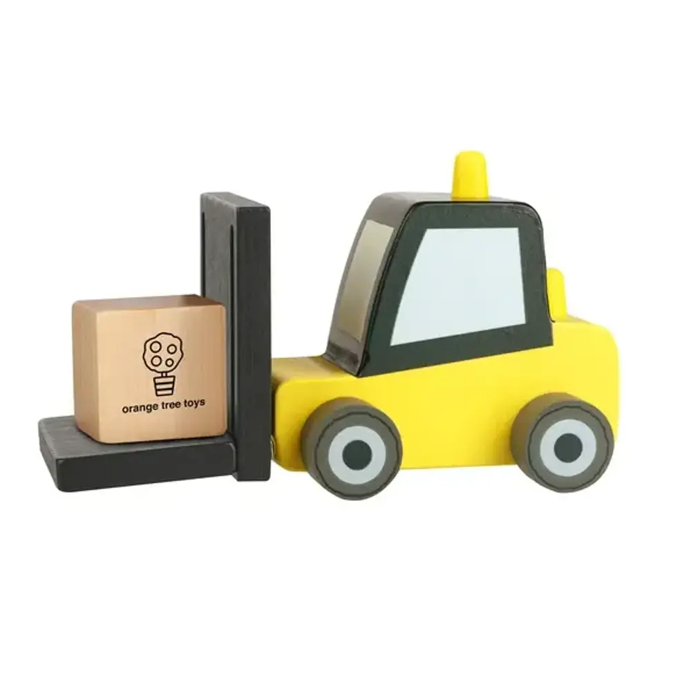 Orange Tree Toys Fork Lift Truck 